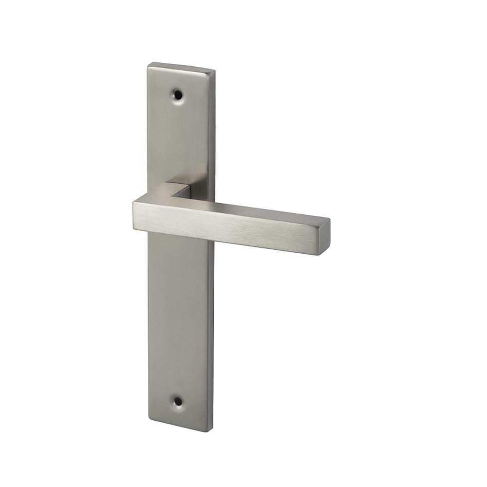 Manivela con placa Serie Acero 823