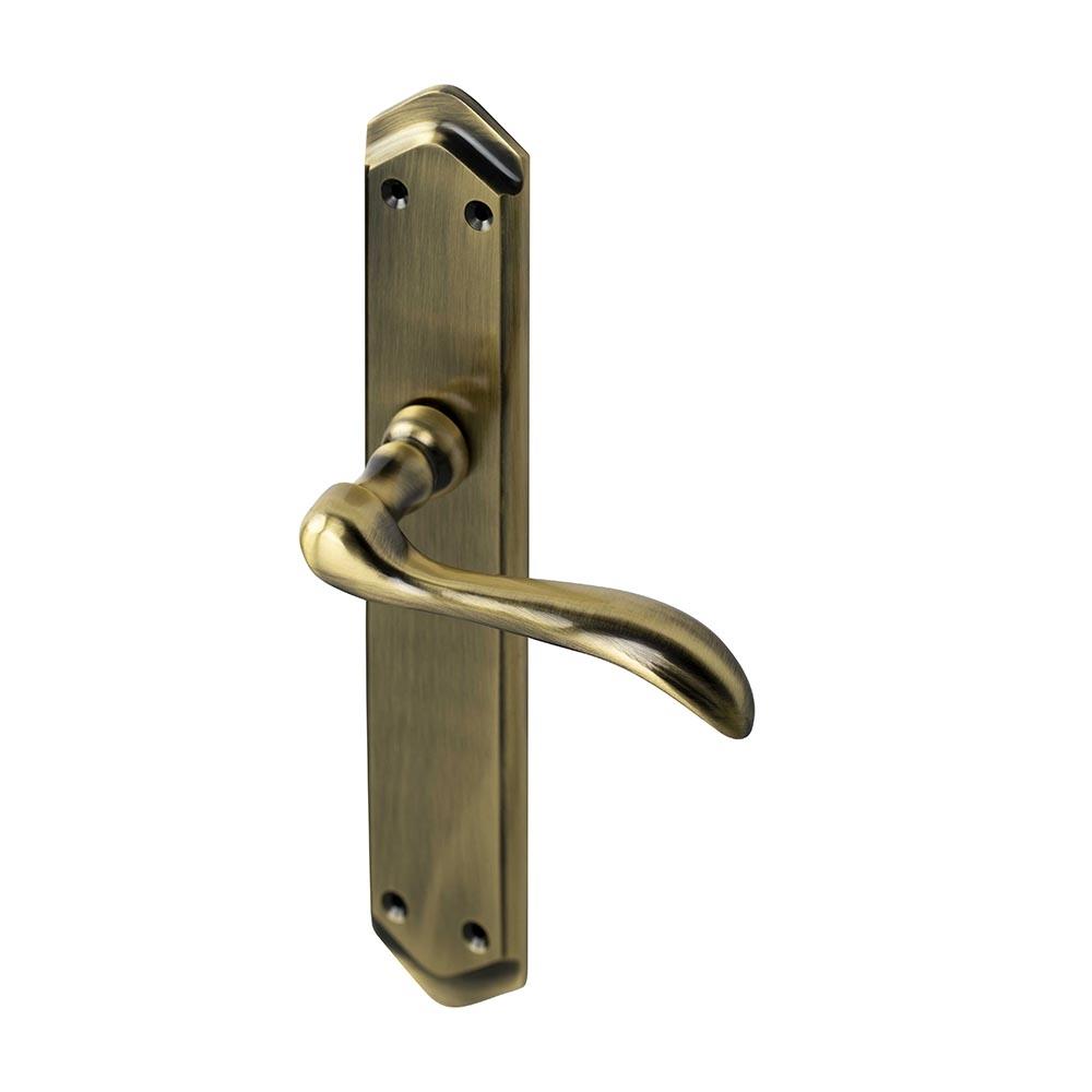 Manivela con placa Serie Laton 950