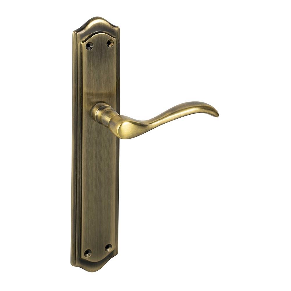 Manivela con placa Serie Laton 953